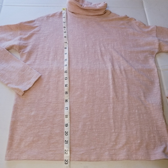 🌸 Madewell | Pink‎ Cotton Slub Turtleneck XS - Picture 11 of 11